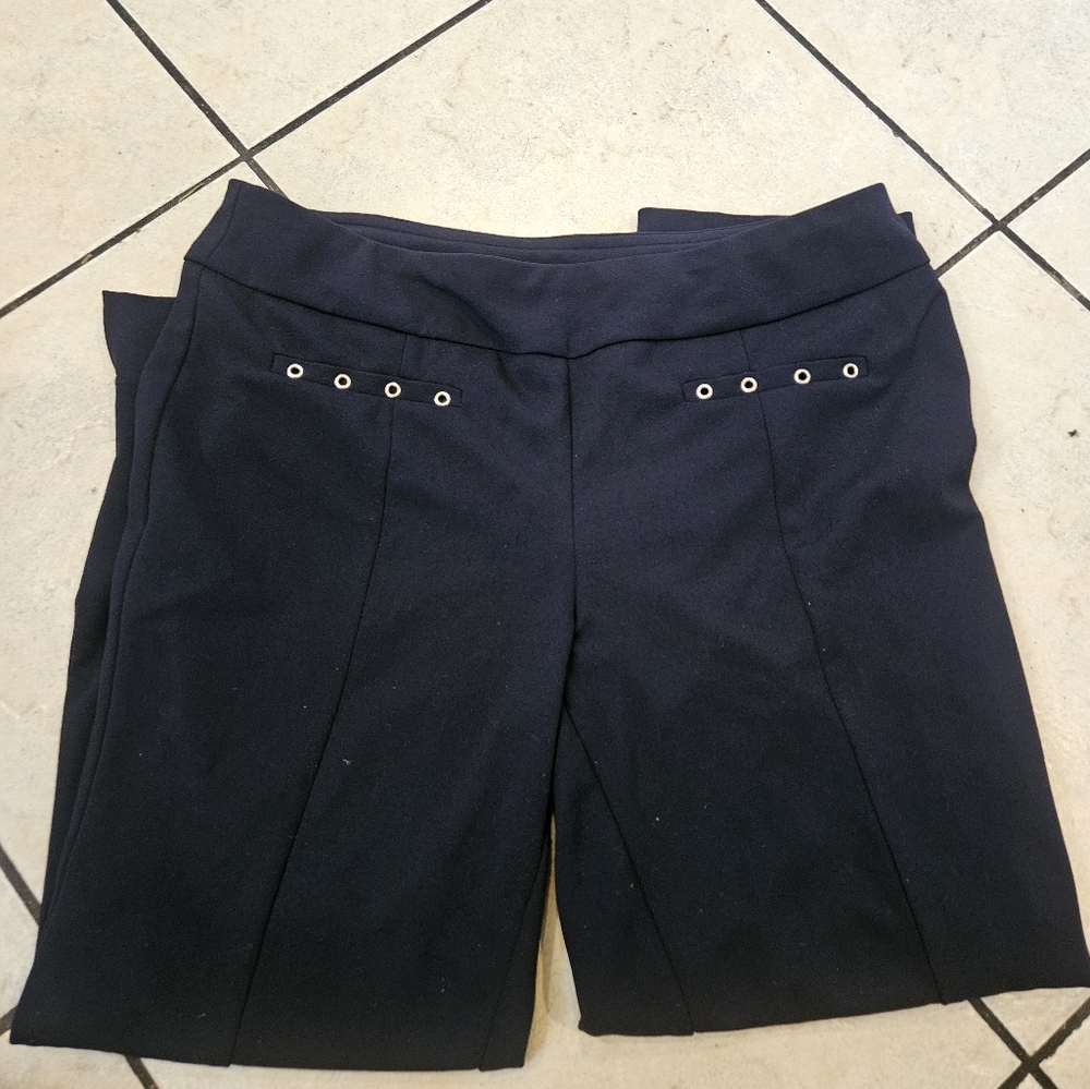 Elegant Hope & Harlow Women's Navy Pants Size 12